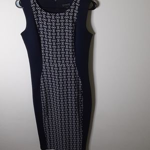 Enfocus Studio Navy Blue sleeveless dress